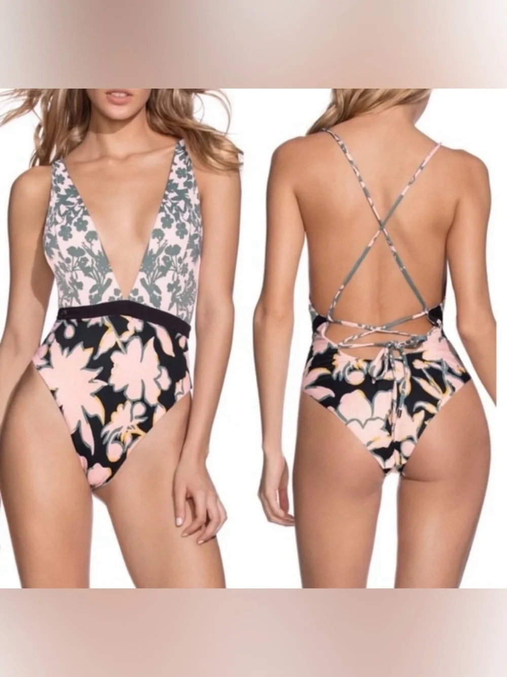 MAAJI Plunge Reversible Swimsuit
Nightfall Parade/Maajical Surprise
Large 155 - Picture 9 of 16